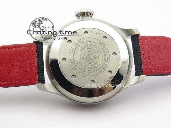 MIROTIME 0225 Big Pilot Real PR IW500432 DFB Limited Edition ZF 1:1 Best Edition On Black Nylon Strap A Fashionable 7276